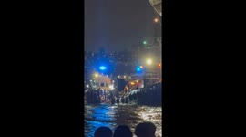 Injured sailor moved from damaged boat