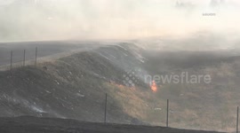 US, Bakersfield: Bakersfield Brush Fire Spreads Near Sherrell Way