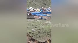 Air Ambulance major accident make an emergency landing due to a technical malfunction in Kedarnath, Uttrakhand