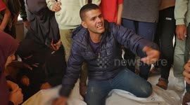 Funeral prayers held for Palestinians killed in Israeli attacks on Khan Younis