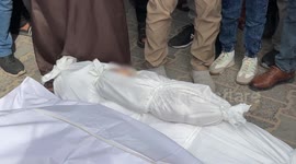 Funeral prayers held for Palestinians killed in Israeli attacks in Deir Al-Balah (2)
