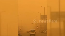 Saudi Arabia: Heavy Dust Storm Sweeps Through Hafar al-Batin, Saudi Arabia