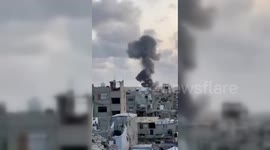 Violent Israeli Raids Pound Khan Yunis in Southern Gaza