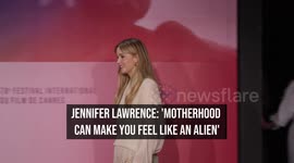Jennifer Lawrence: 'Motherhood can make you feel like an alien'