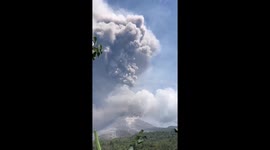 Mount Lewotobi spews ash and lava as it erupts in Indonesia