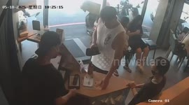 Car crashes into cafe injuring 13 individuals in Taiwan