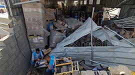 Israeli army destroys medical supplies in attack on warehouse at Nasser Hospital in southern Gaza