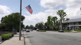 US, Los Angeles: La Canada Flintridge Annual Memorial Torch Relay Run