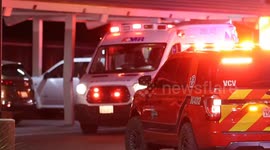 US, Los Angeles: Victorville Gunshot Victim At Apartment Complex