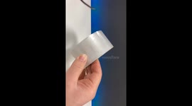 DIY expert uses cable tie to enhance sellotape use