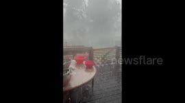US: Thunderstorms Bring Intense Hail to Northwest Arkansas