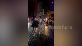 Prostitutes seen fighting for customers amid Wild West style Gold Rush in Thai 'Sin City' Pattaya