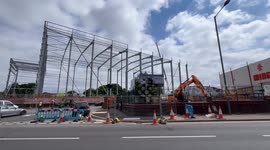 Residents fury at 280ft 'eyesore' Chinese supermarket unit built near homes