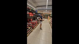 Juggling mishap causes cola explosion in Prague, Czech Republic