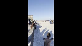 Blue Angels Fly Over Pensacola Beach