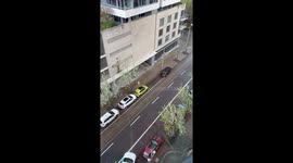 Car In No Hurry Blocks Public Train From Moving