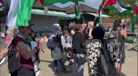 UK: Protesters took part in a powerful demonstration in Oldham to show their support for Palestine