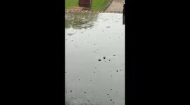 US: Intense Hail Pounds Oklahoma Amid Severe Weather Outbreak