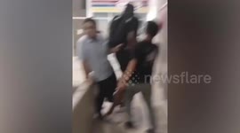Dramatic moment US basketball star is arrested over drug smuggling in Indonesia