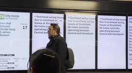 train cancellations cause chaos during rush hour in Sydney, Australia