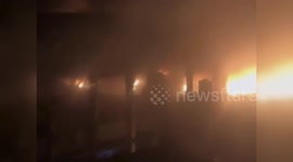 Fire Erupts at Gaza School Shelter After Israeli Strike