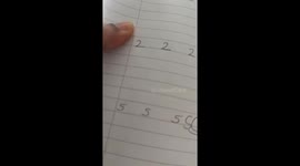 Four-year-old's funky numbers—A counting lesson gone hilariously wrong
