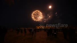 Canada: Fireworks illuminate Toronto's sky on Victoria Day