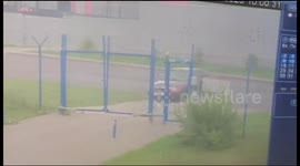 She Crashes Into Everything — Including the Gate This Time