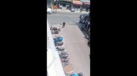 Tourists fight and block traffic amid annoyed locals in Phuket