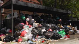 Garbage piles up in Pristina amid waste company strike