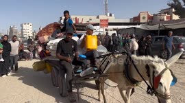 Palestinians flee Khan Younis amid Israeli threat of expanded attacks