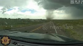 Tornado Caught on Deputy’s Dash Cam in Colorado