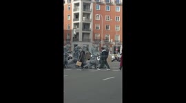 A Dinosaur Stampede In Madrid