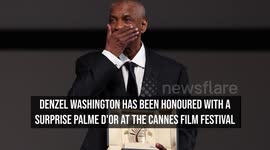 IN CASE YOU MISSED IT: Denzel Washington awarded honorary Palme d'Or at Cannes