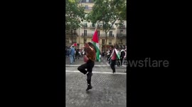 France: Action in support of Palestine in Paris