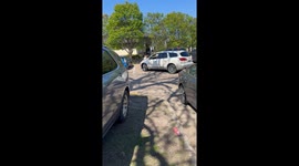 'I will run you over': Motorist threatens woman trying to save parking spot