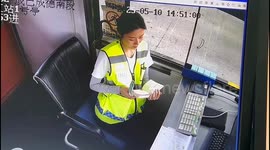 Worker given fright of her life as snake slithers into toll booth