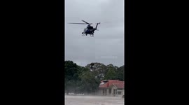 Australia: Local Resident Airlifted by Helicopter Amid Record Flooding Hits Taree, NSW