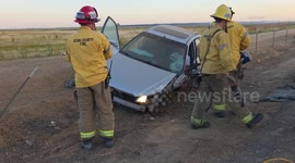 US, Bakersfield: Bakersfield Three Vehicle Collision Near Shafter Under Investigation