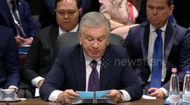 Hungary: Uzbek president speaks at Turkic States summit in Hungary