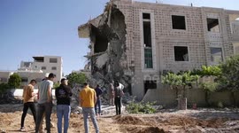 Israeli forces demolish Palestinian-owned building in occupied West Bank