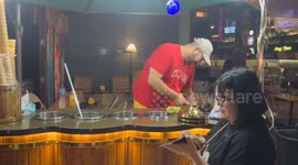 Just desserts! Turkish ice cream seller arrested over illegal cart on backpacker street Khaosan Road