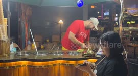 Just desserts! Turkish ice cream seller arrested over illegal cart on backpacker street Khaosan Road