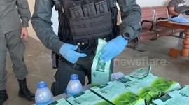 Police seize 100kg of meth hidden in car roof on Thai-Myanmar border