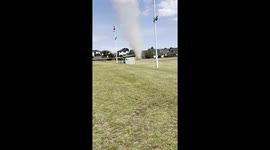 Mini Tornado in Auckland Soccer Field