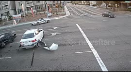 Caught on Camera. Street Racing Crash in Vacaville, California Sends One to Hospital