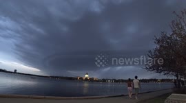 Lightning Mothership Thunderstorm in Real Time Plus Slow Motion at Wascana Lake, May 12th, 2025