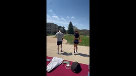 Man Falls While Wearing Drunk Simulation Goggles