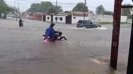 Heavy rainfall has caused significant flooding in parts of the city