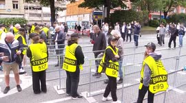 Spain: Fans flock to stadium for Tottenham–Manchester United Europa League final in Bilbao